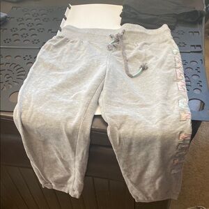 Maurices Gray Heathered Sweatpants with Elastic Cuffs